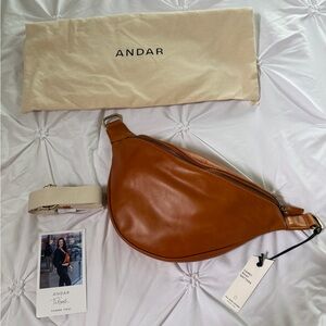 Andar Brown Crossbody Bag x Tia Booth